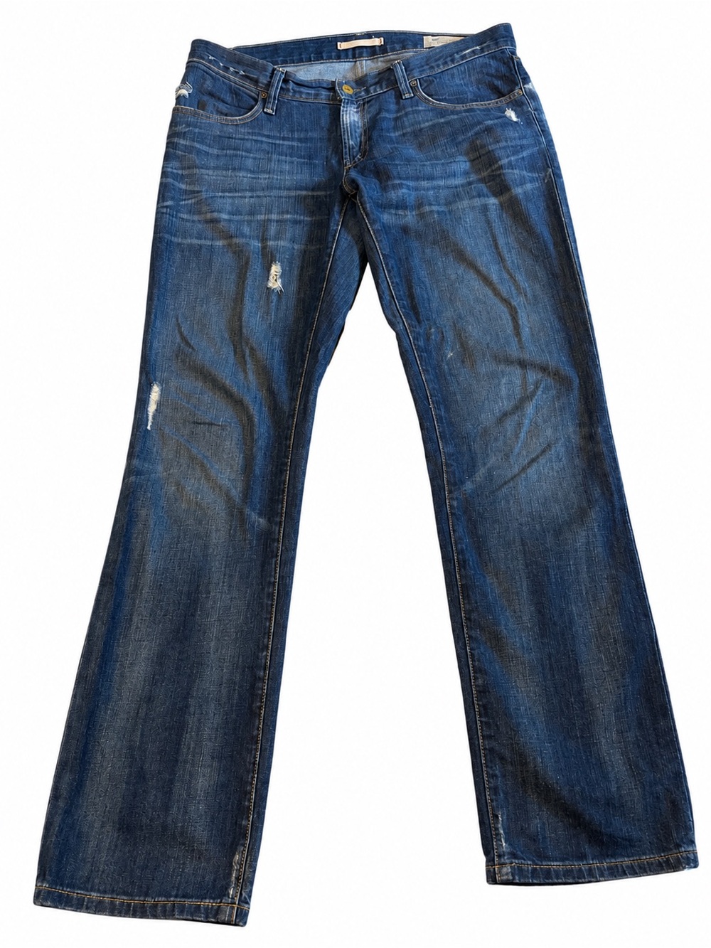 Vintage Y2K Gap Limited Edition Distressed Bootcut Flare Denim Jeans Blue 28 6